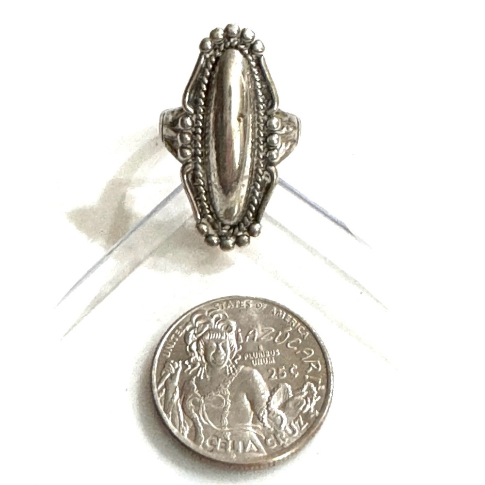 Signed, Vintage Southwestern Sterling Silver Ring